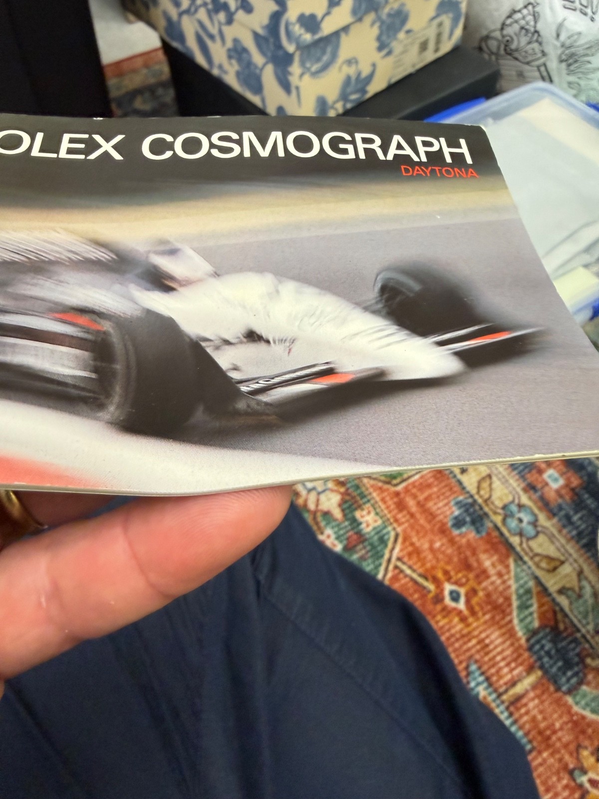 Rolex Daytona Cosmograph Watch Booklet for Parts Brochure 1988