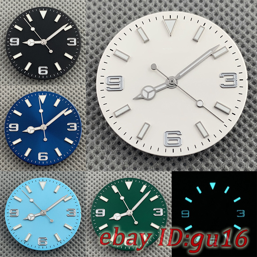 28.5mm Watch Dial and hands Fit NH35 NH36 Miyota 8215 821A ETA2836 2824 Movement