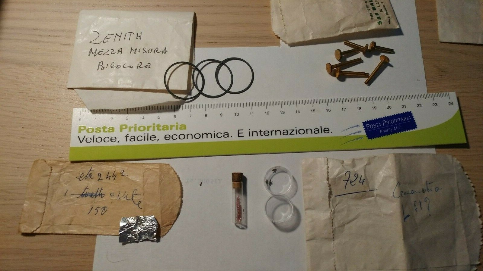Lot of Various Vintage Watch Parts (Zenith, ETA and Others) for Repairs