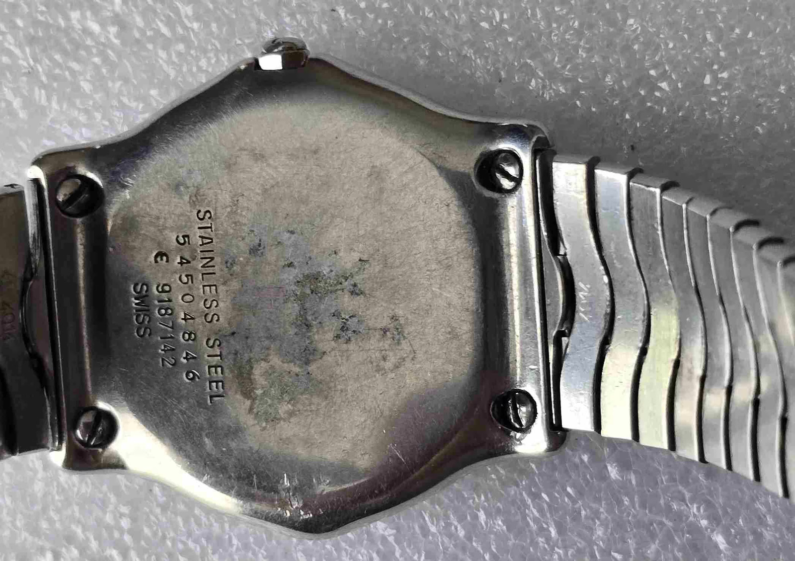 EBEL Sport Classic Wave Steel Wristwatch. Ref: 9187142. Cal: 187-1. For Service