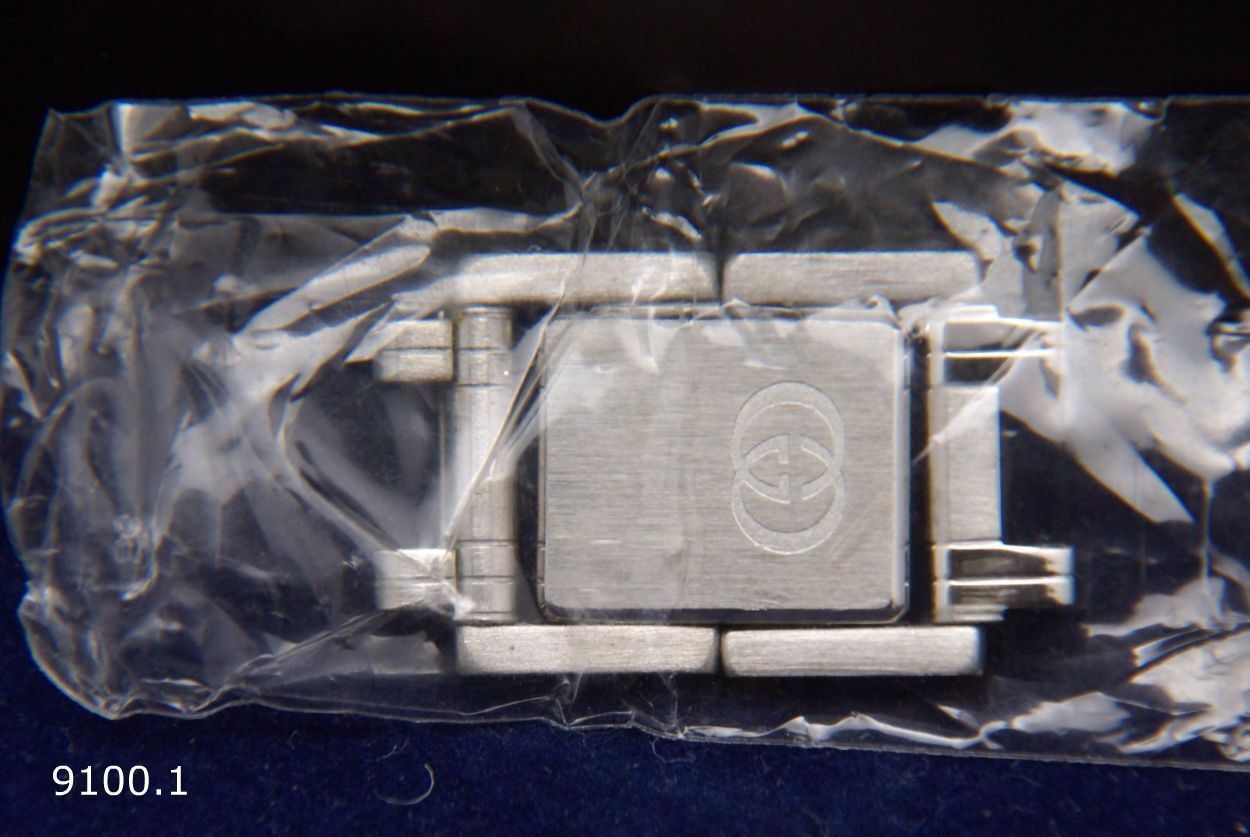 NIB Gucci Replacement Clasp – 9100 – 9000 – All Silver Vintage (Flat)
