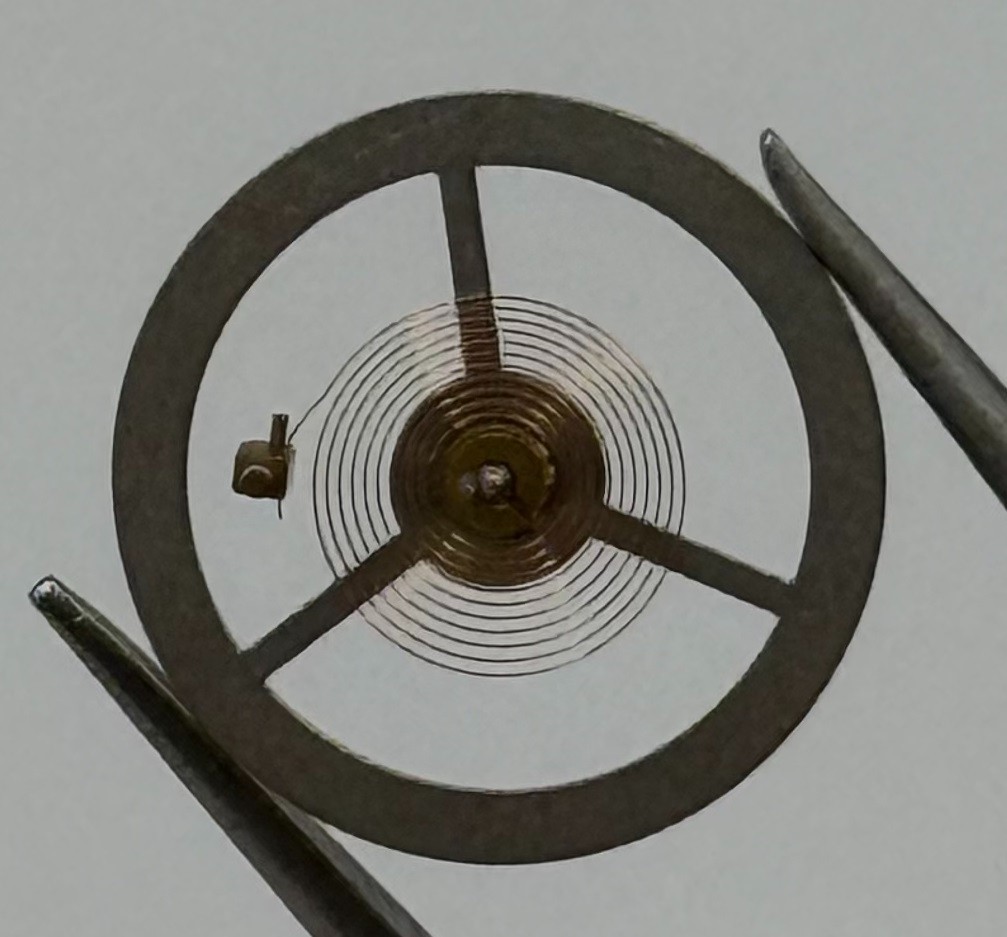 EB 8800 Balance Wheel Complete And Spring 12’’’ Renata 1309 Watch Movement Parts