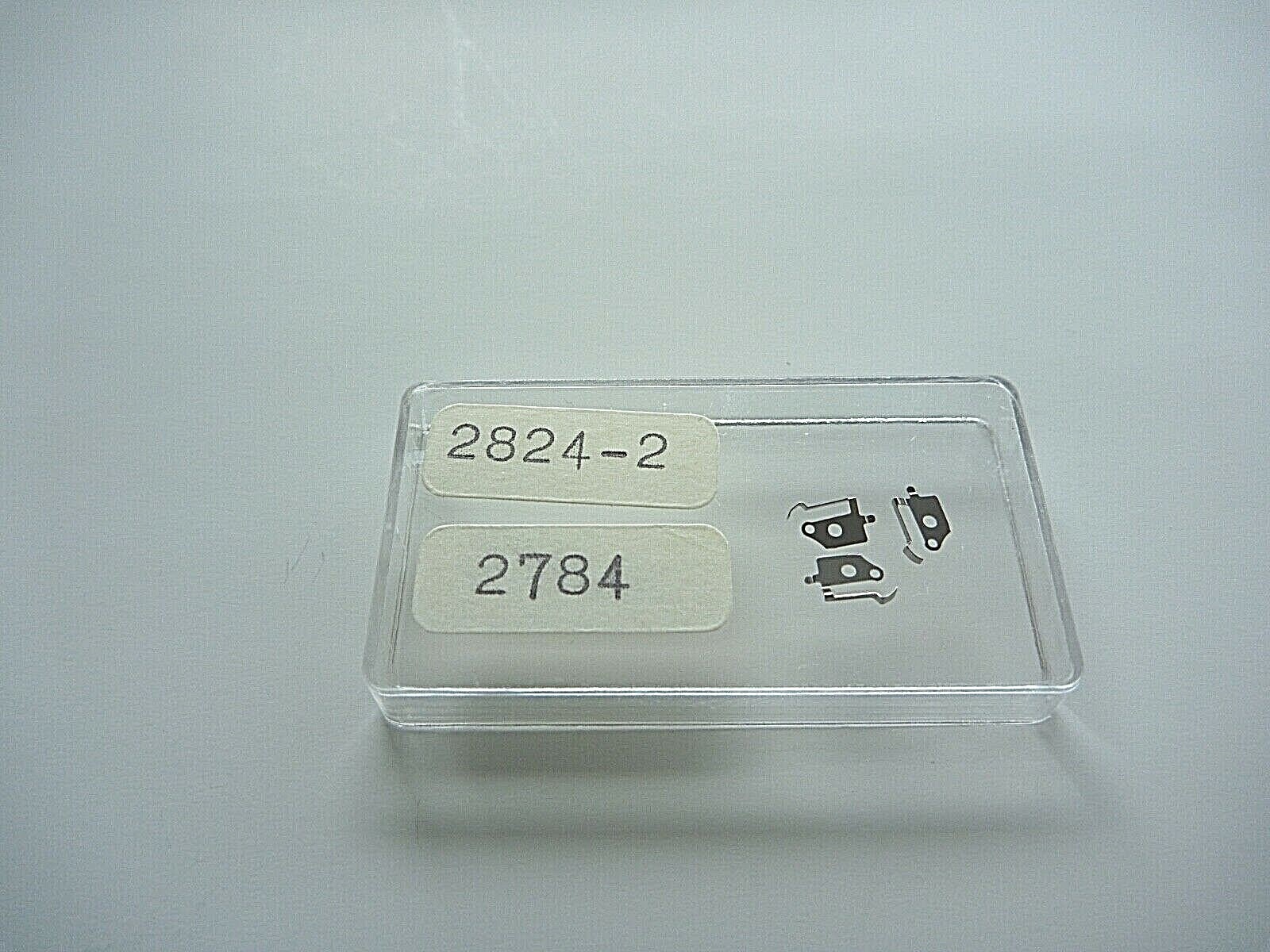 ETA 2824-2, five new movement parts #1141, 1481, 1482, 2595/1, 2784, + 3 screws