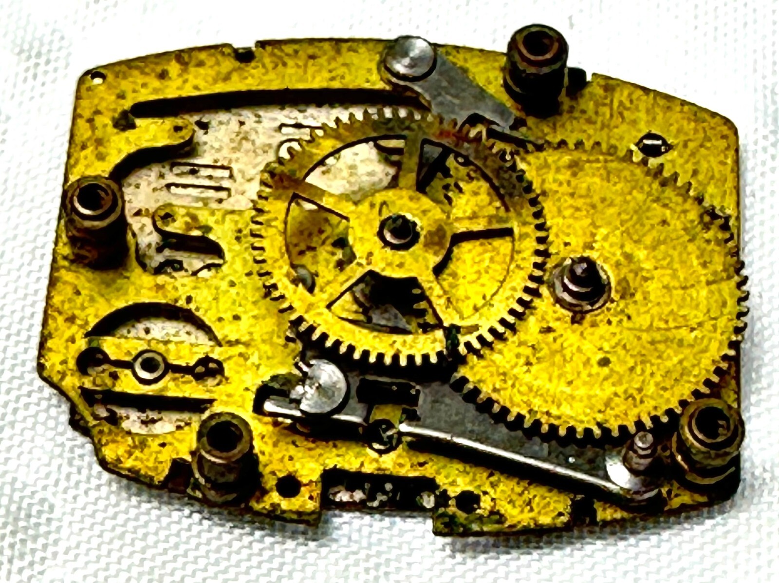 Vintage Ingraham Men’s Mechanical Watch Movement FOR PARTS ONLY 21-55
