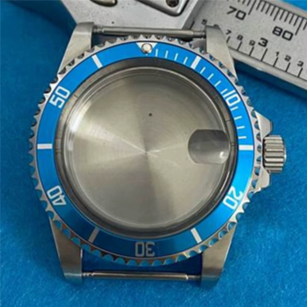 Retro Watch Case 39.5Mm, Waterproof Stainless Steel Acrylic Mirror Watch Case, f