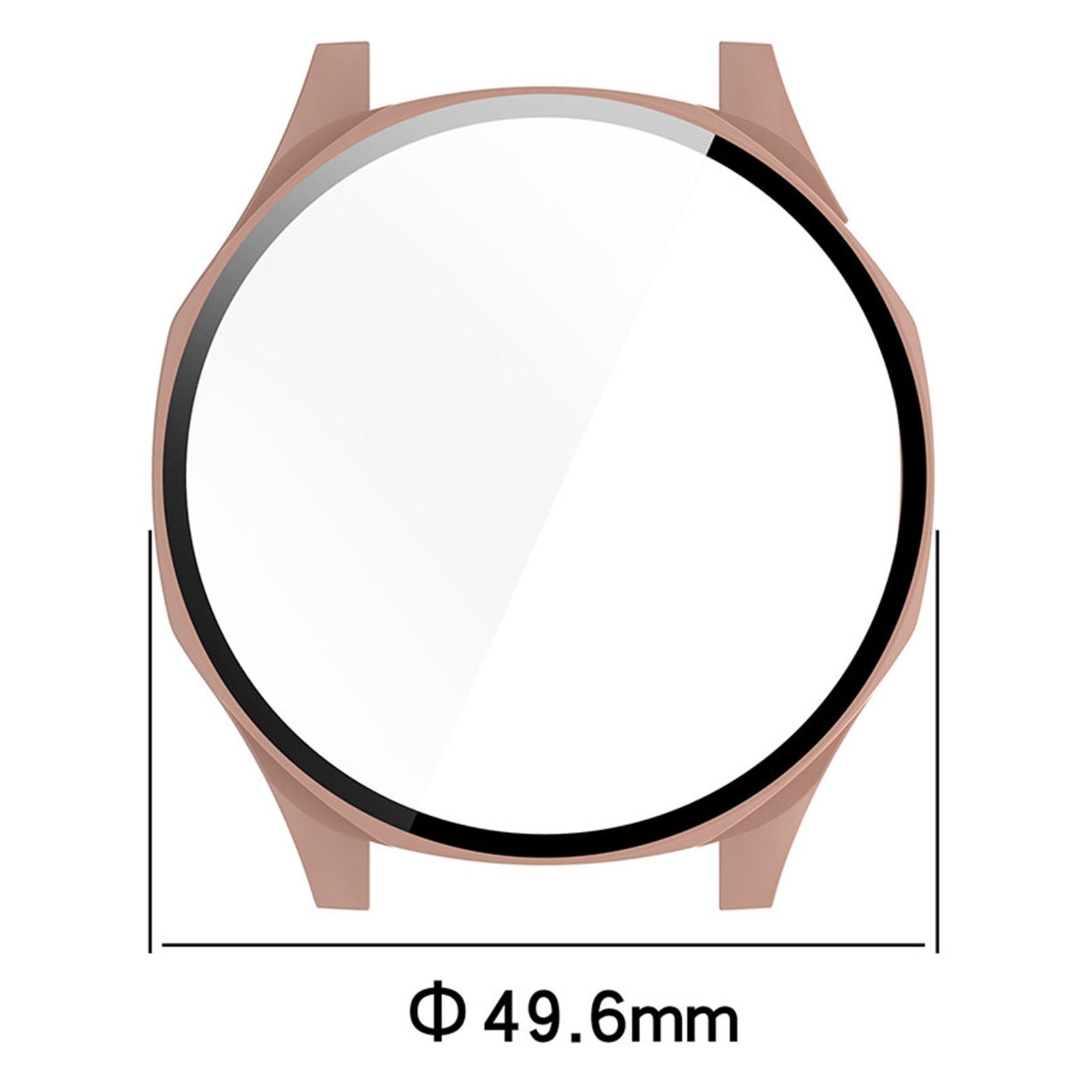 Watch Case Tempered Film Case Film Protective Case for HUAWEI Watch GT5 46MM