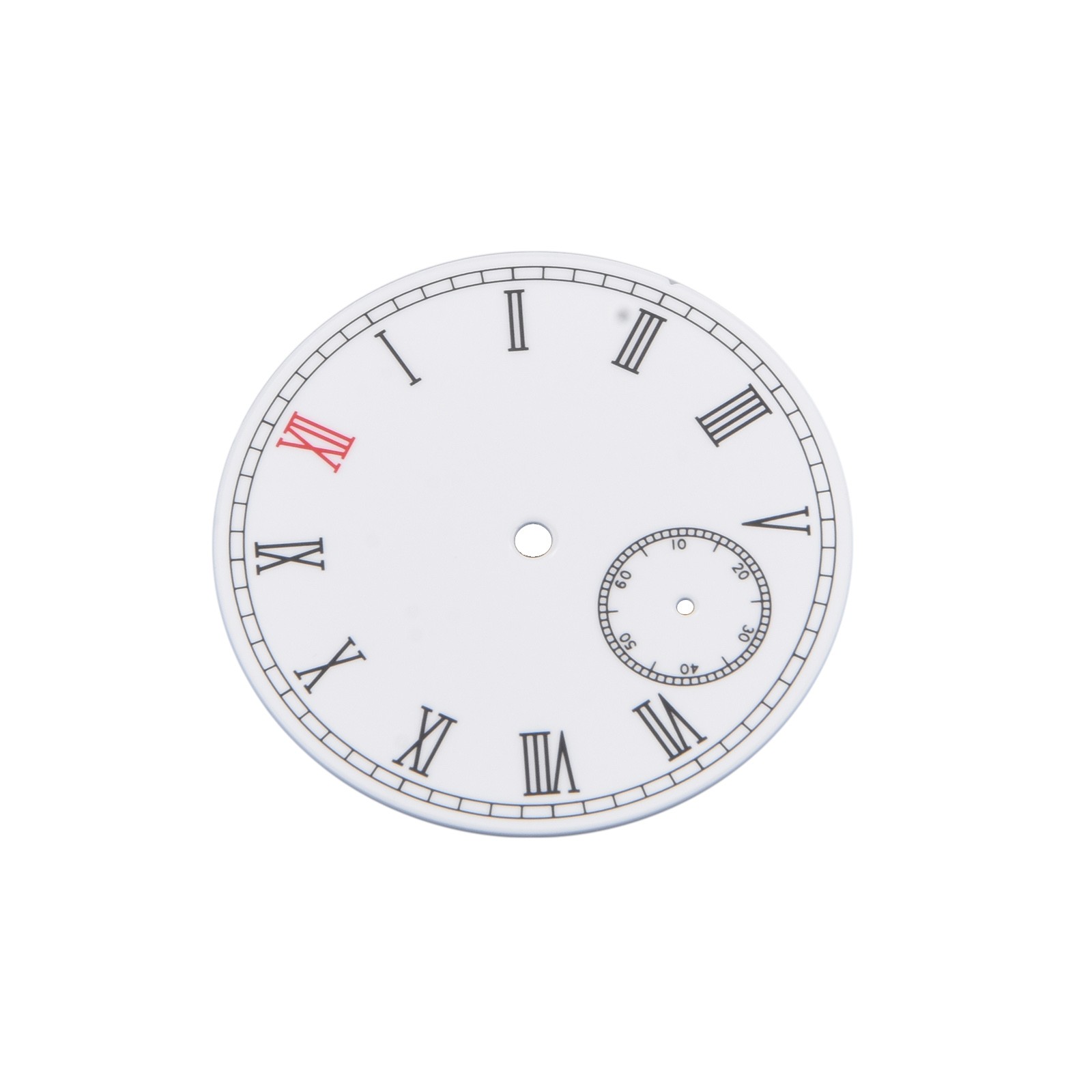 38.9mm Steel Large Roman Numerals Watch Dial Plate For Seagull ST3620 ETA 6498