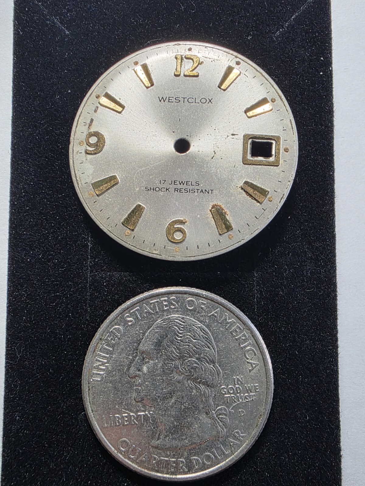 Vtg Westclox Watch Dial 29.48mm (V16)