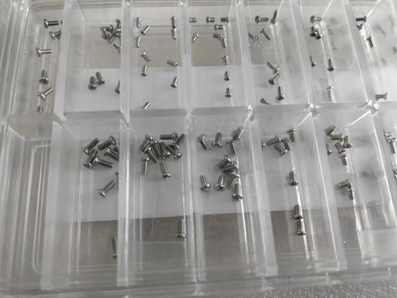Watch Back Case Screw Assortment Steel Head Countersunk Screws Watches Parts