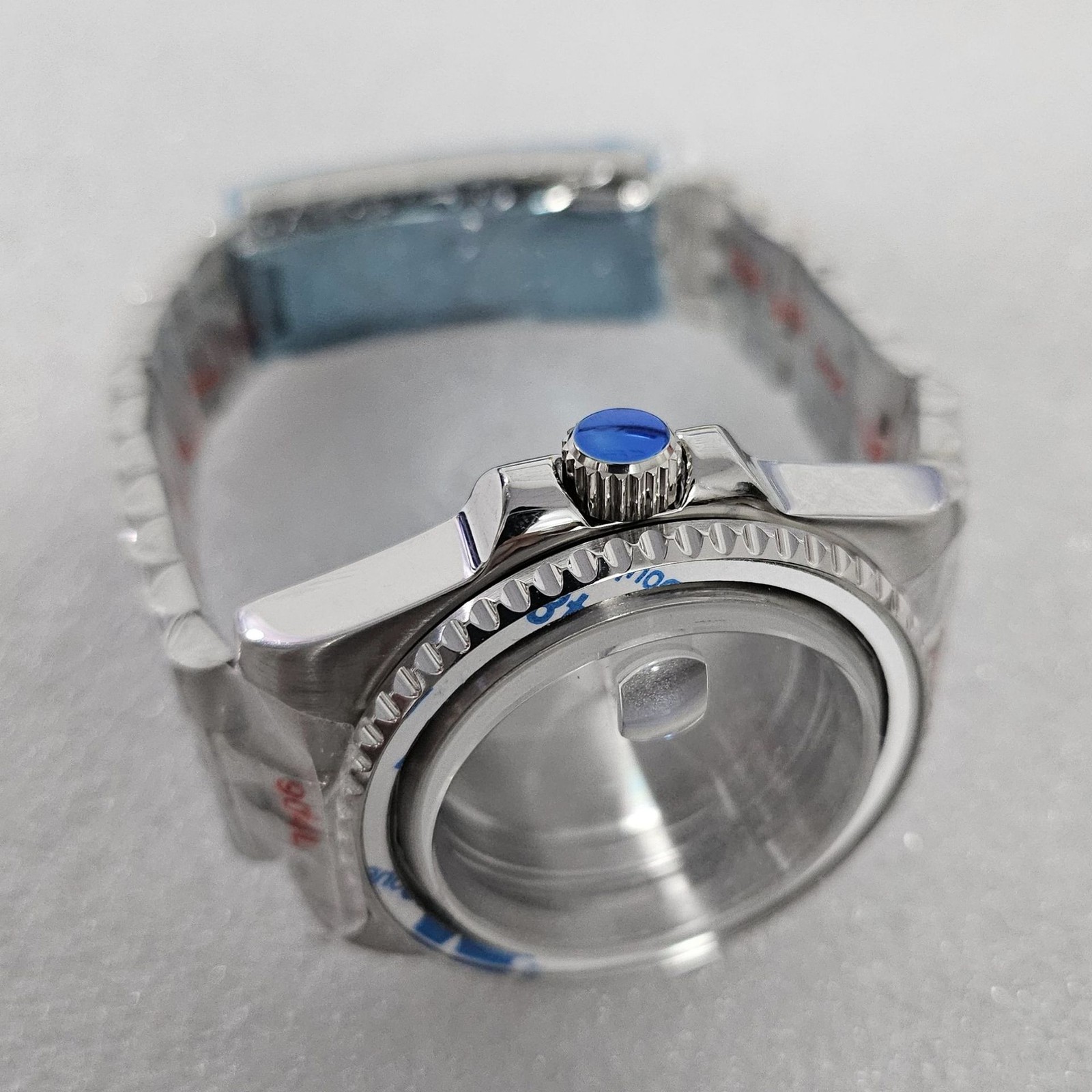 40MM 24 Hour Unidirectional bezel Watch Case and Bracelet Fit Seiko NH35 NH36