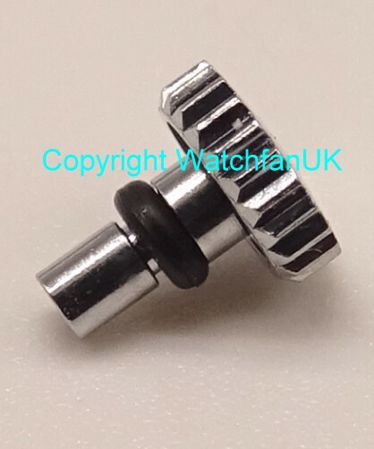 Stainless Steel Watch Crown Seiko Seiko 40M16NS1 40N27NS1 Fits 6106 6139 #204