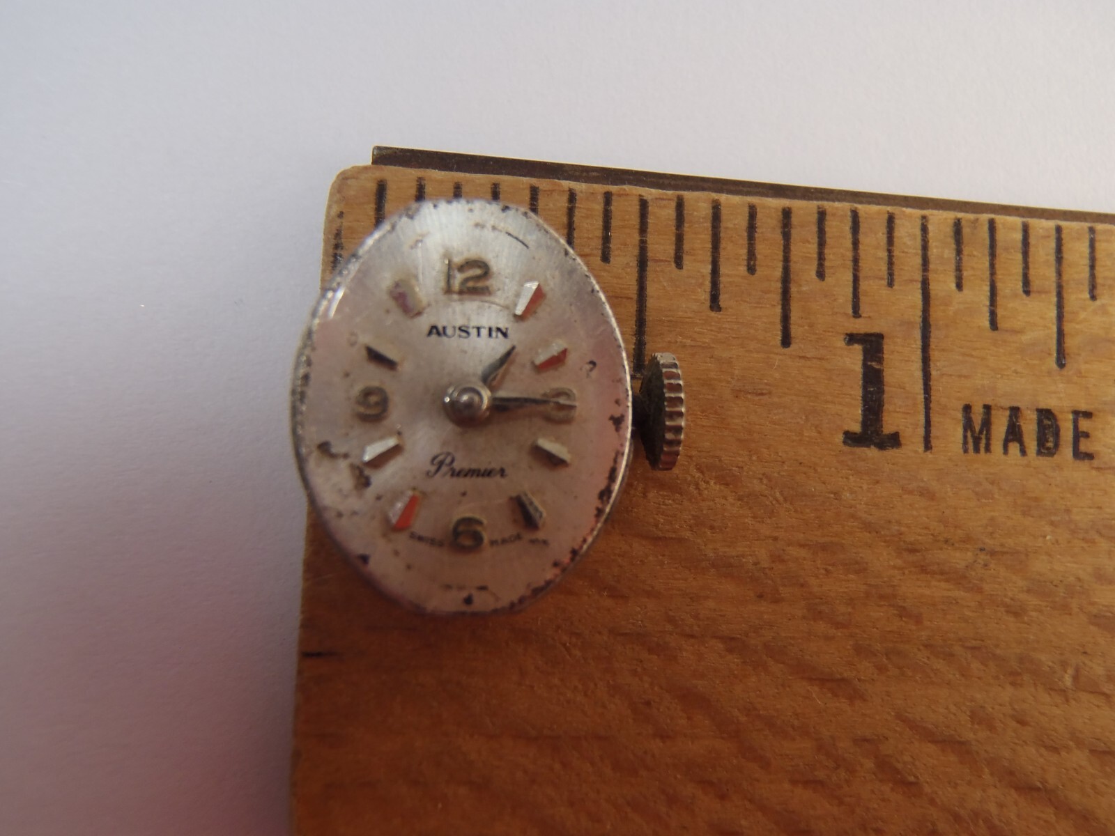 Austin Cal. 1677 Swiss Made 17 Jewels Wristwatch Movement Running