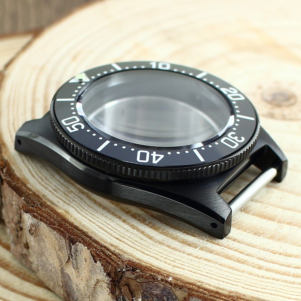 Modify Seiko Prospex Mod 20ATM Steel 40.5mm Watch Case Sapphire For NH35 36 NH38