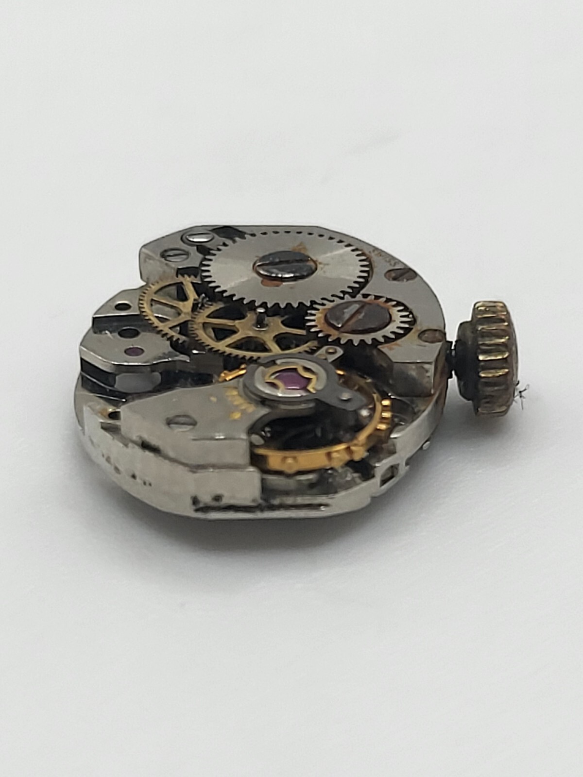 AS 1677 Manual Wind Watch Movement No Dial Missing Parts For Repair/Parts/Spares