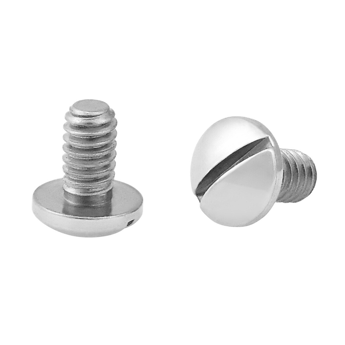 2 PC SCREWS REPLACEMENT FOR CARTIER LOVE BRACELET EXTRA THICKER THREAD SILVER TQ
