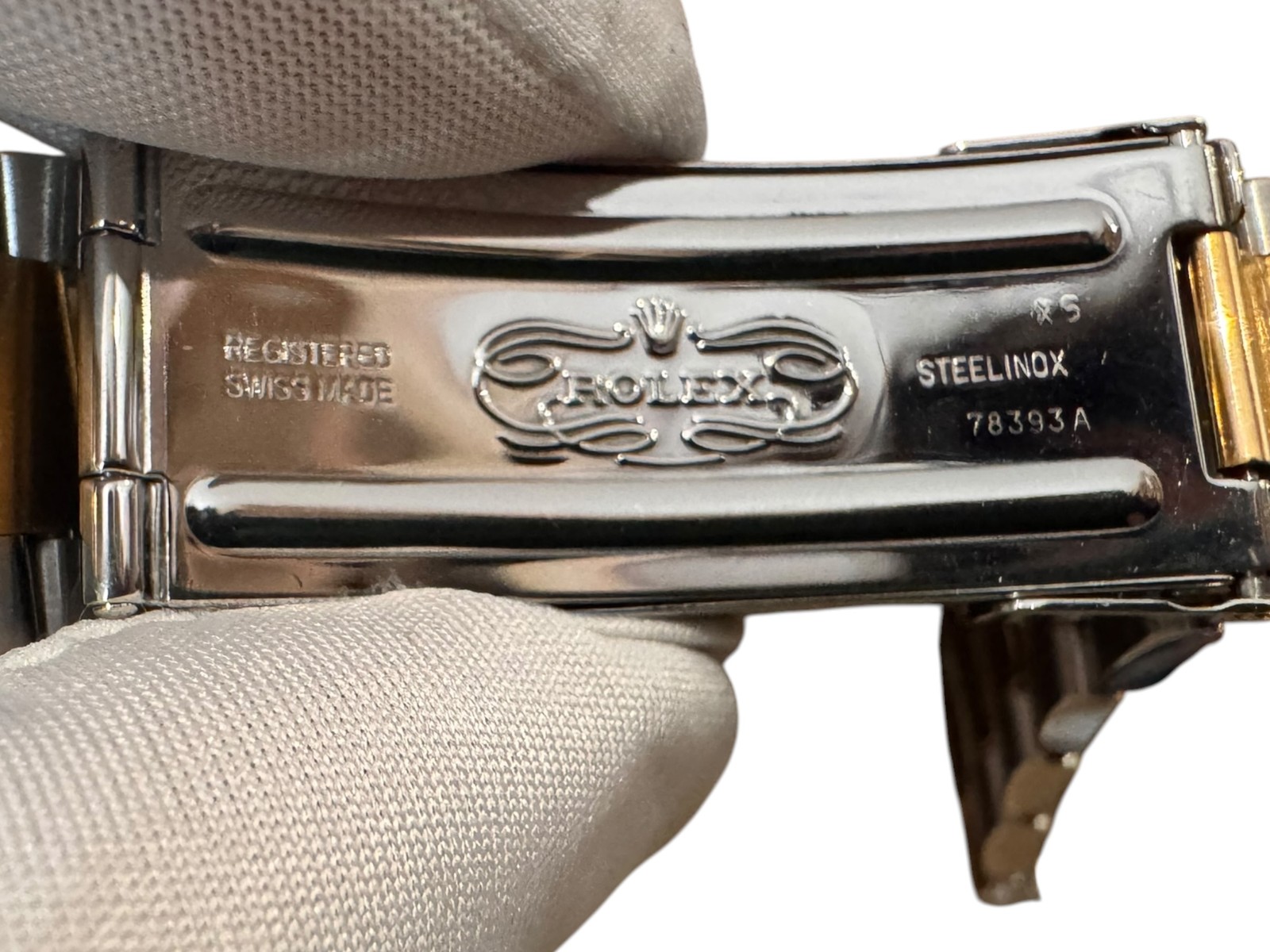 Used 18K Steel/Gold Oyster Bracelet for Rolex (code 78393A X5) STeel Gold