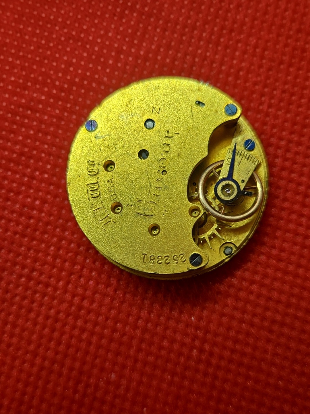 Lot Of Three New England Watch Company Movements For Parts Or Repair 2D