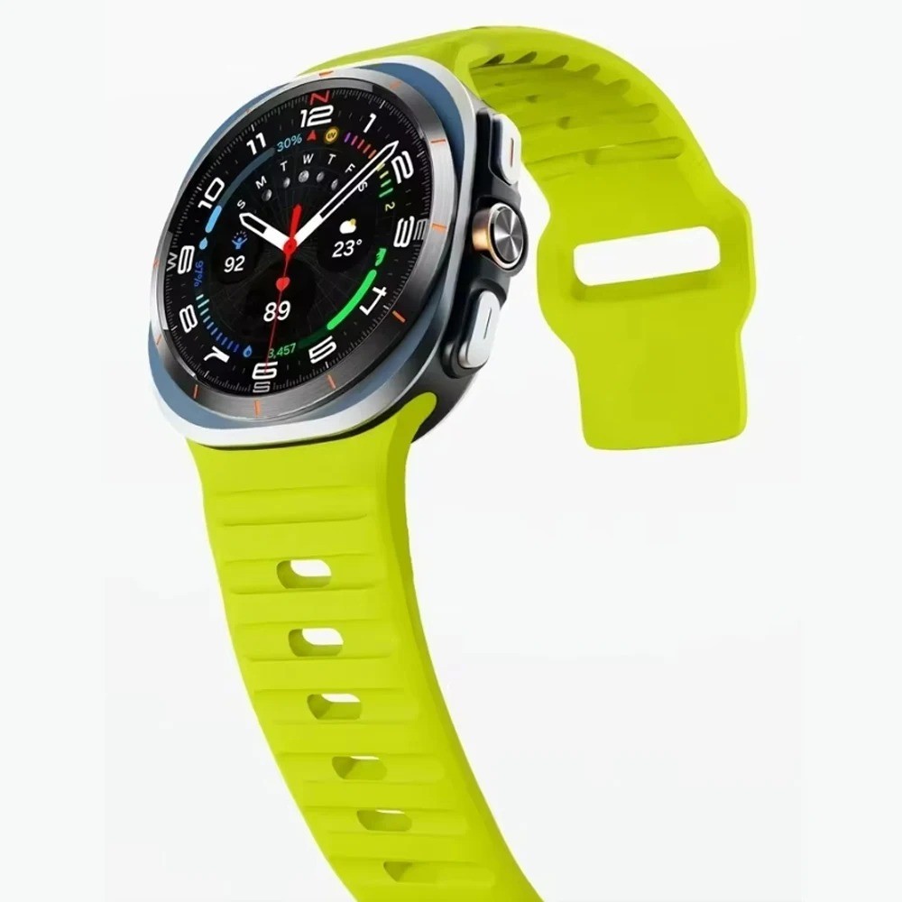 Soft Silicone Band for Samsung Galaxy Watch Ultra 47mm 2025 2024 No Gap Strap