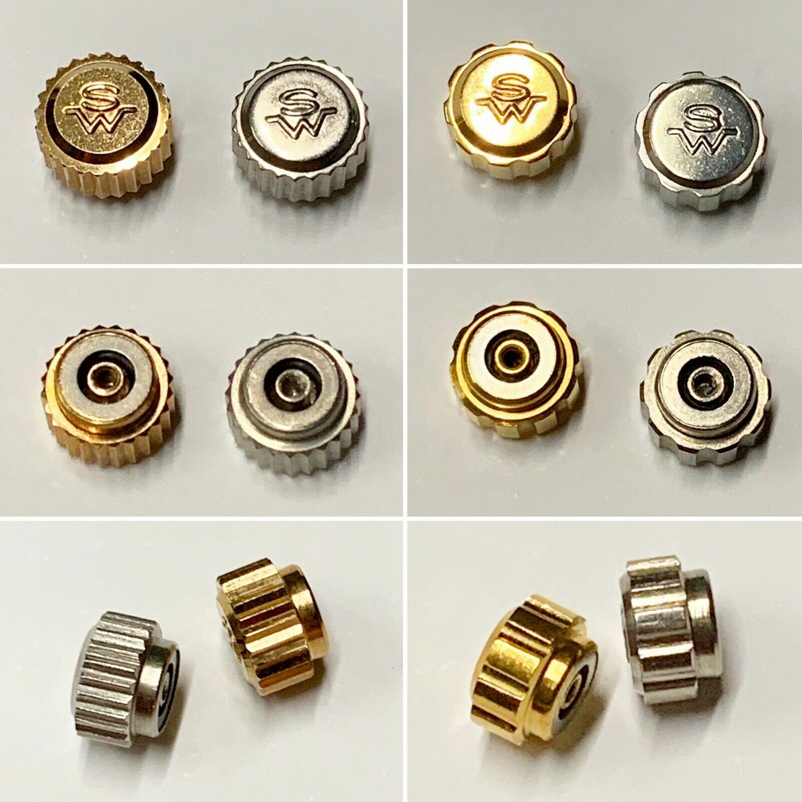 NEW OLD STOCK KING SEIKO 4402-8000 CROWN 55W39N 55W39D 55W36N KS SS G