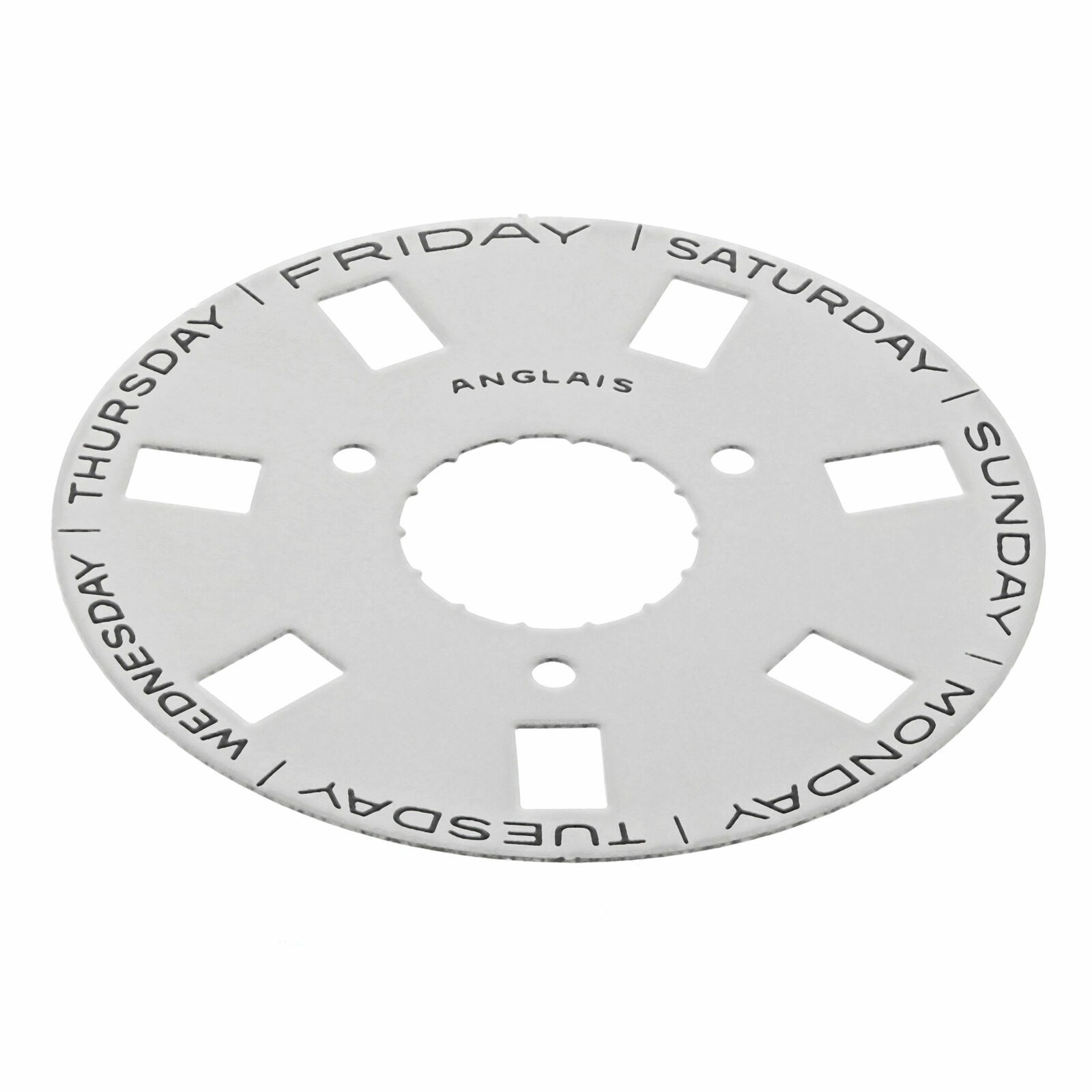White Replacement Day Disc For Rolex President Day-Date 118205 118208 118209