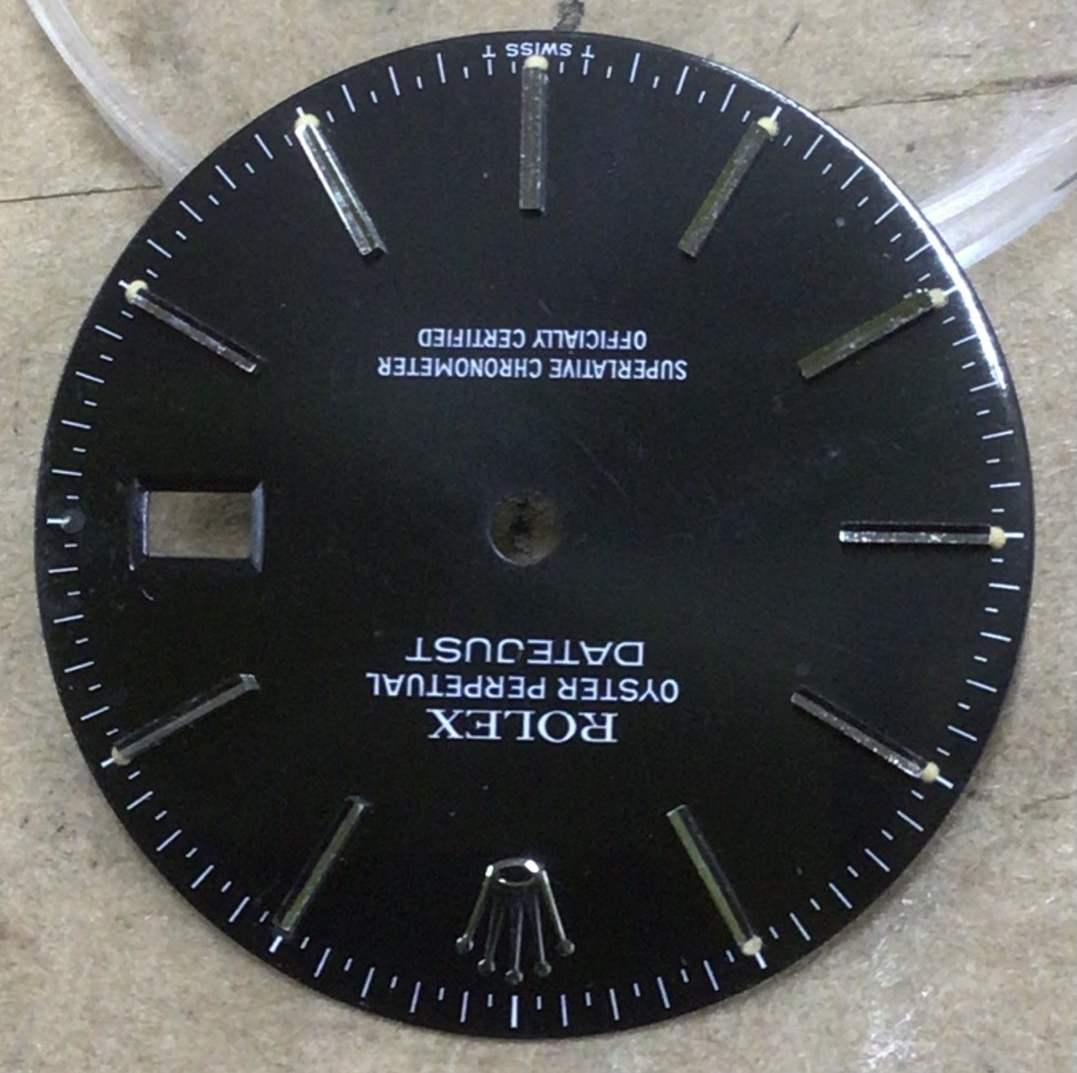 Rolex Datejust Black Stick Dial For 16014 16234 Style FCD28332