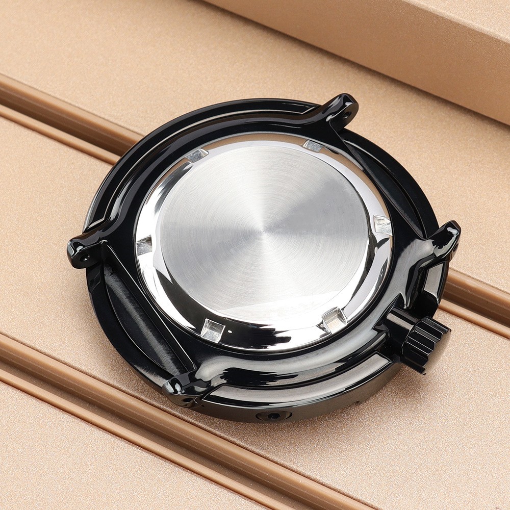 Black 47mm Watch Case Tuna Can Mod For Seiko NH34 NH35 NH36 Movement 28.5mm Dial
