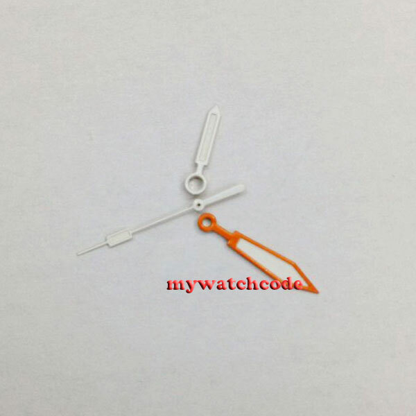 PLOPROF SUPER LUME ORANGE watch hand fit miyota 8215 NH35 NH36 2824 2836