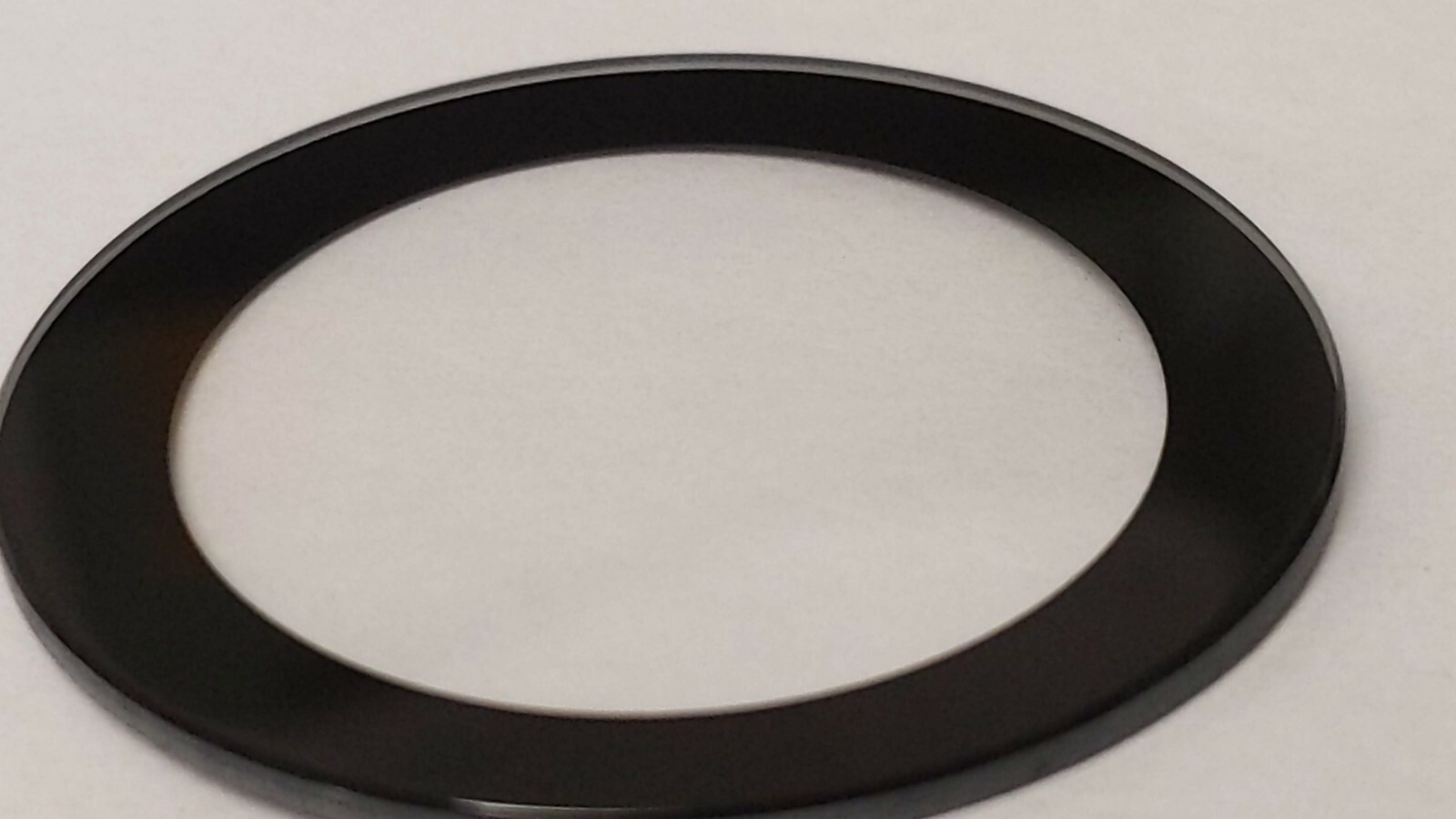 36.5mmx1.50mm FOR Movado BOLD crystal replacement round BLACK trim new