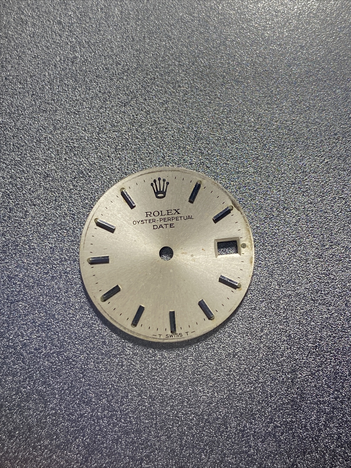 Old Genuine Rolex Silver Dial Date For Cal 6917 6517 6916 6516 #F
