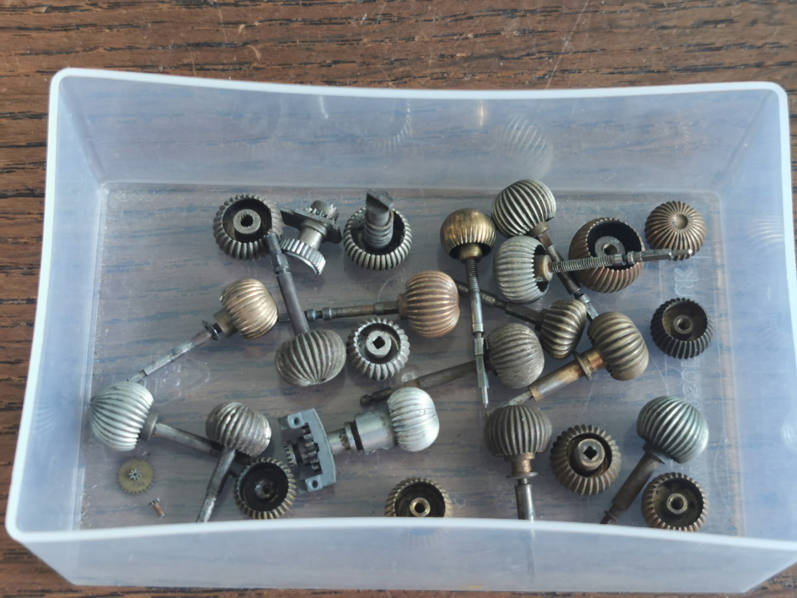 Pocket Watch Onion Crowns, Used, Various Sizes, Watchmaker Parts #T249