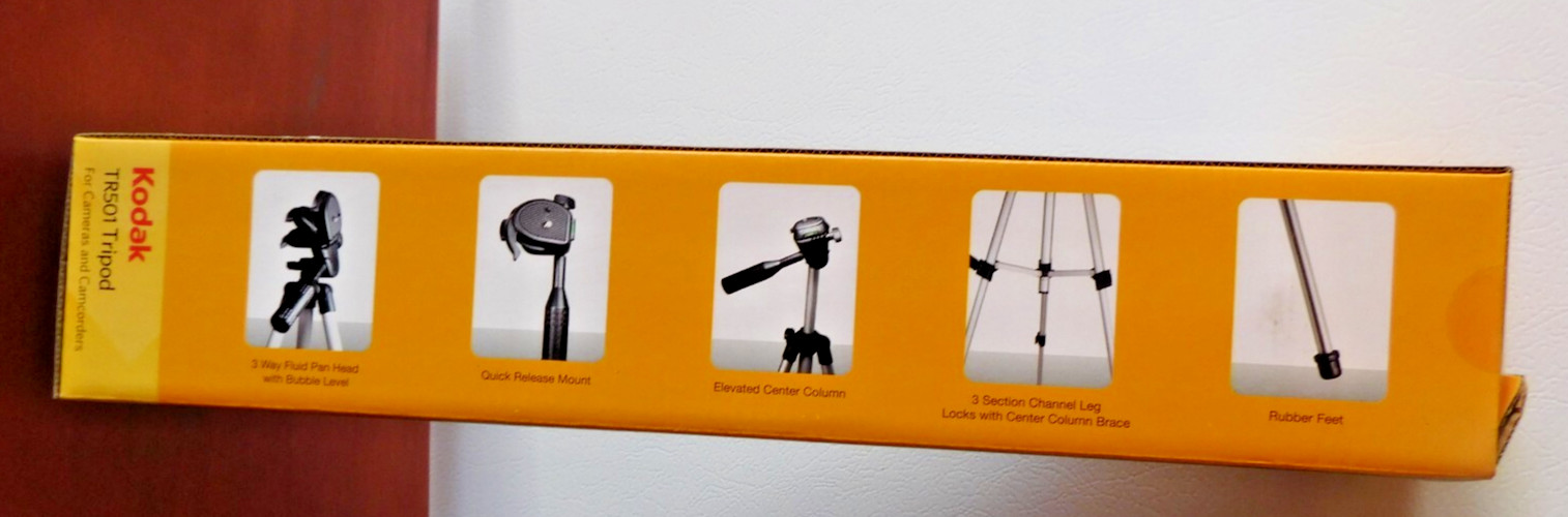 KODAK TRSO1-TRIPOD 50 INCH. BRAND NEW UNOPEND.