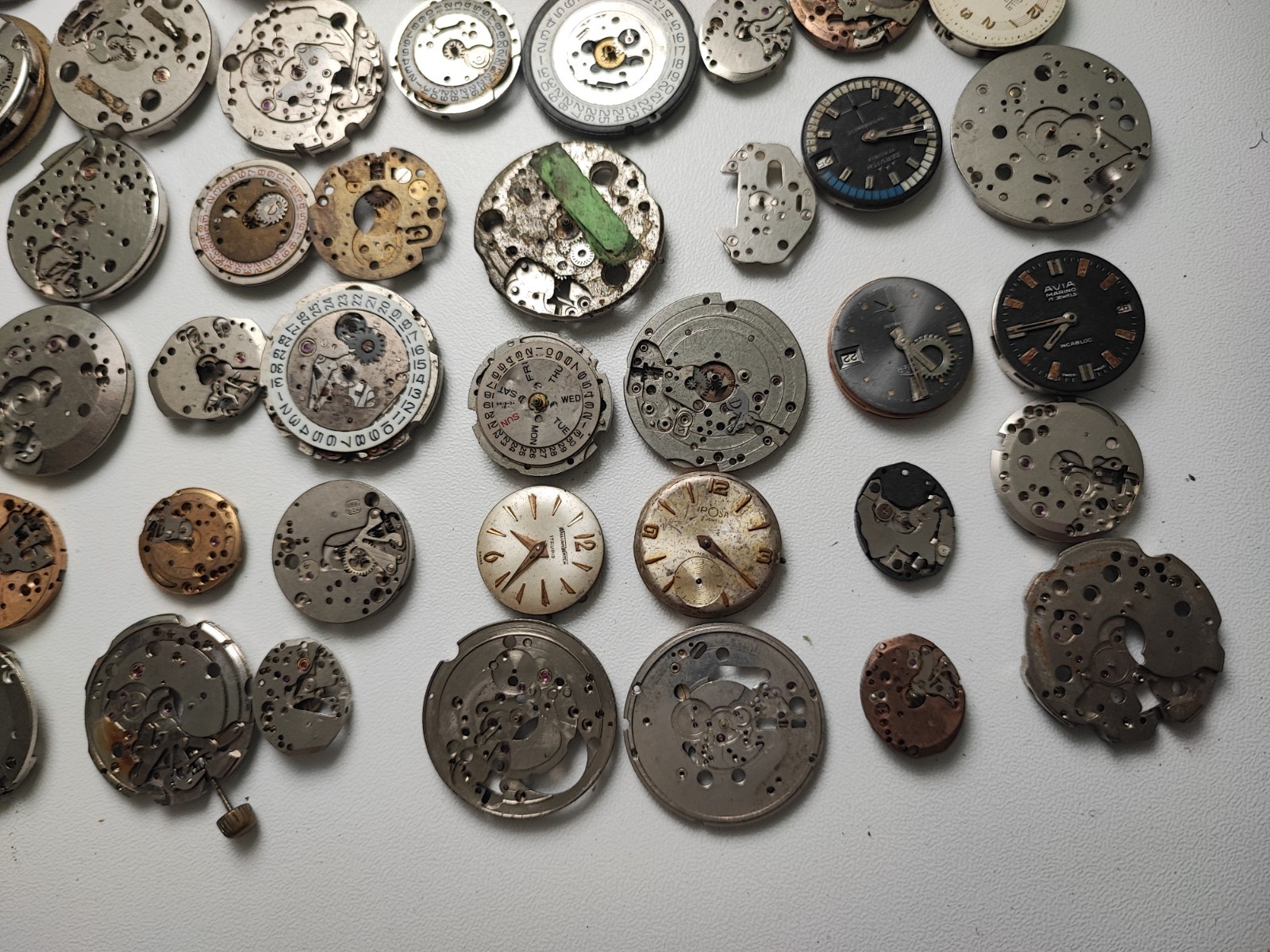 mix Watch Main Plate platinum lot watchmaker ut cattin as fef fhf eb jej other