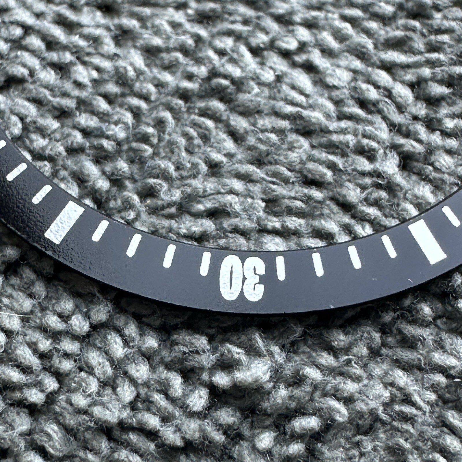 ORIGINAL INSERT BEZEL FOR VINTAGE SEIKO 5 SPORTS 6119-8120 6119-8121 BLACK #2