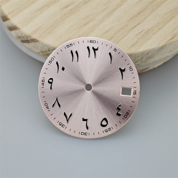28.5mm Arabic Numeral Watch Dial BGW9 Luminous Fit NH35 NH36