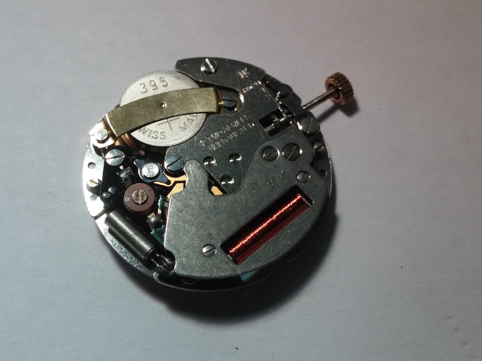 FE France Ebauche 11½” – 8020 N.O.S 2 jewels watch movement central sec. date-3