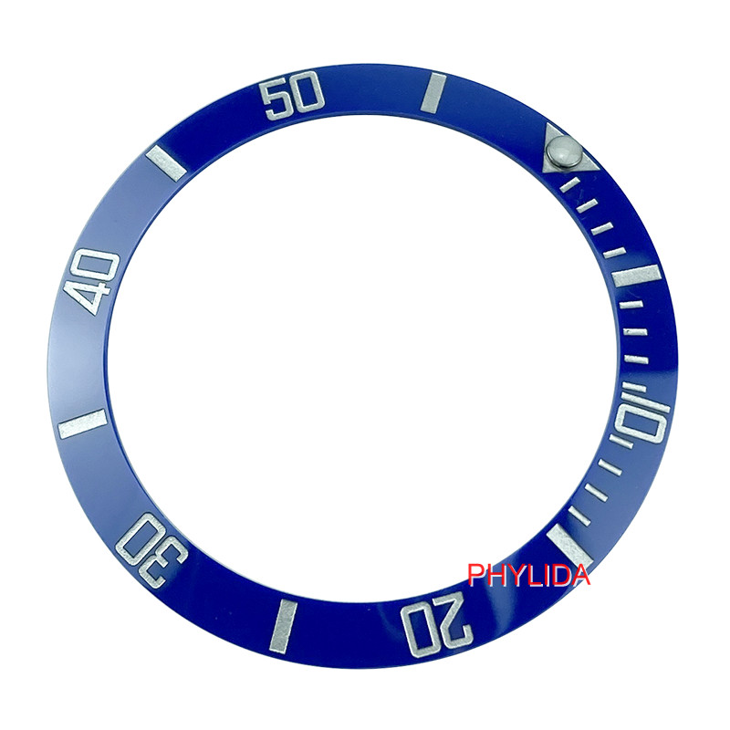 38mm Blue Ceramics SUB Diver Watch Bezel Insert For 40-41mm Men’s Watch
