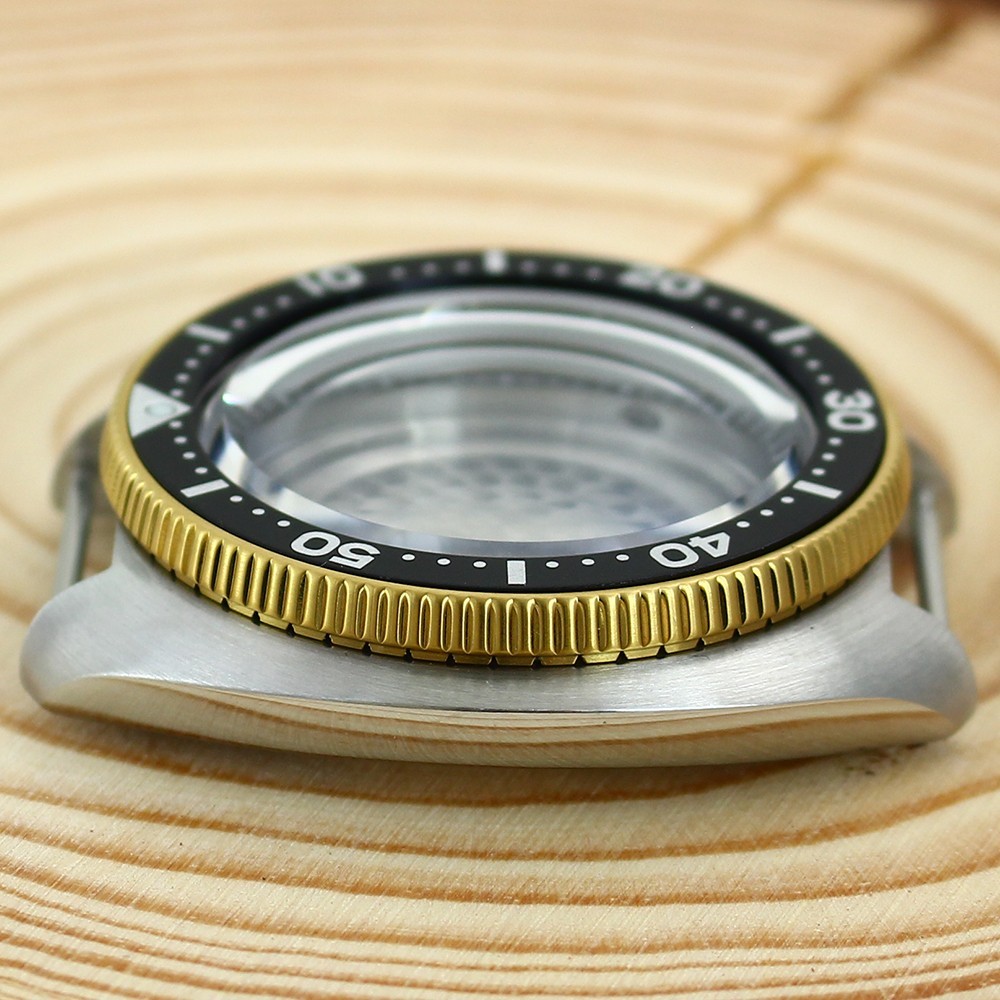 44mm Watch Case Modify turtle Mod 4.1 O’clock 316L Stainless For Seiko NH35 NH36