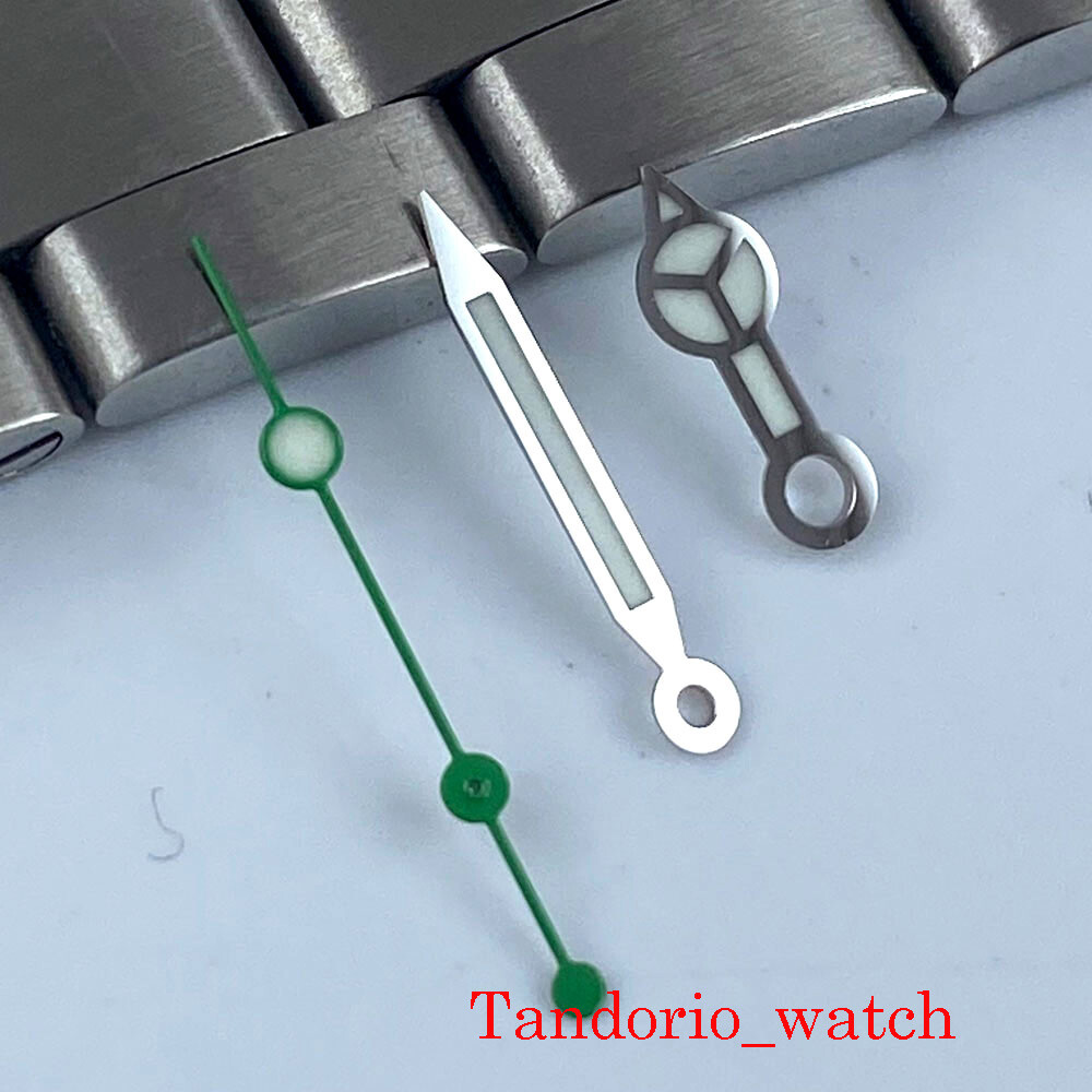 Watch Hands Fit NH35A NH36A 7s26 7s36 Automatic Movement Blue Lume Watch Parts