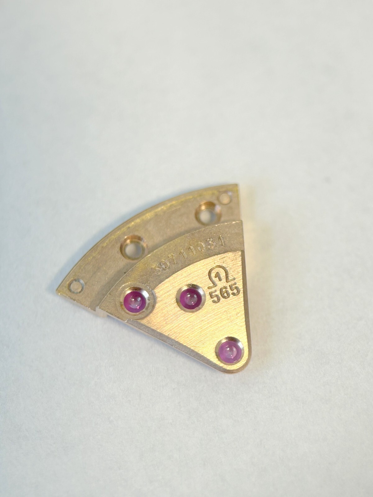 Omega Cal 565 Watch Movement Parts Balance Fork Wheel Spring Bridge Escapement 3