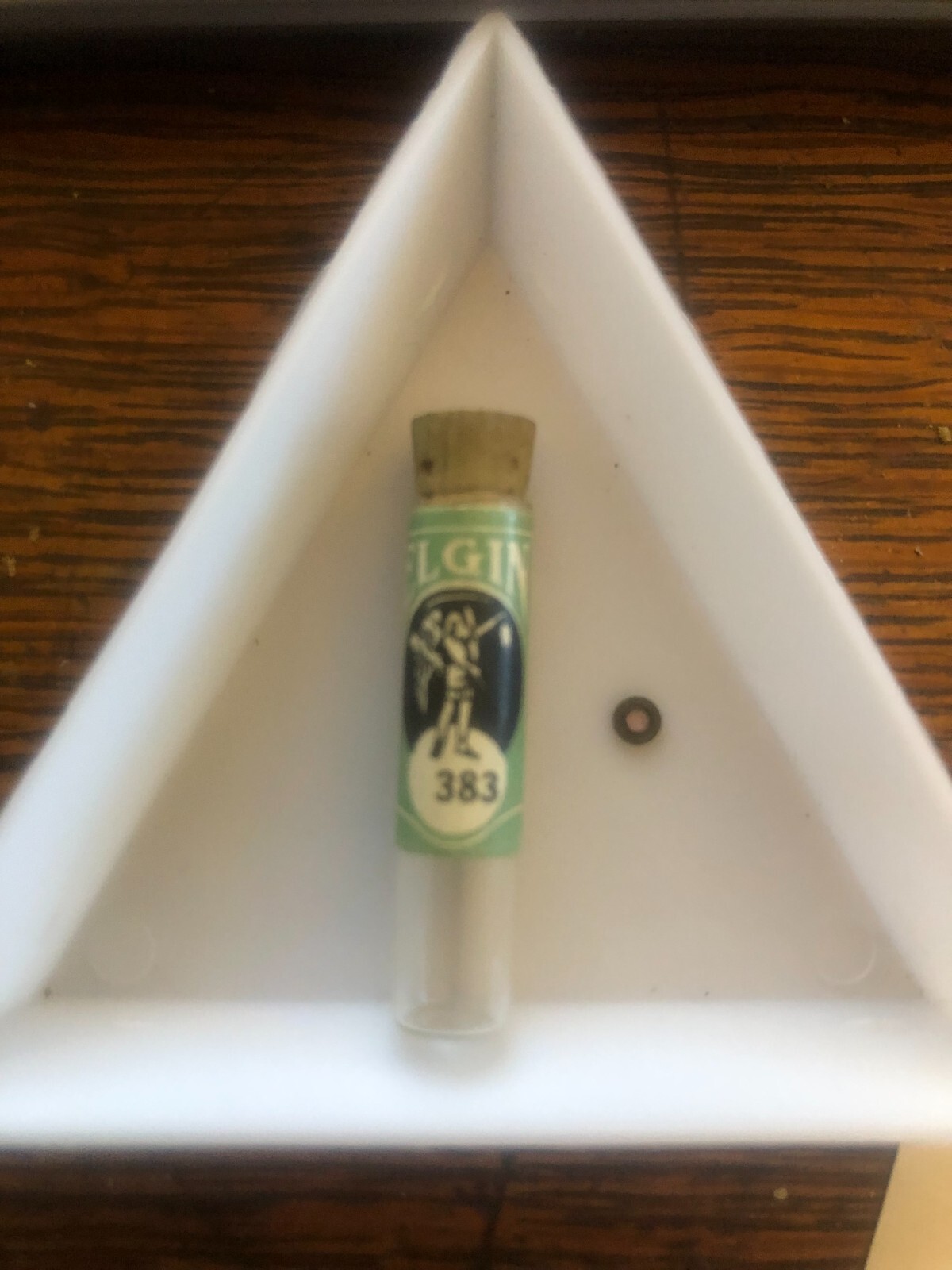 Elgin Balance Cap Jewels from vintage watchmaker’s Material System (SELECT ONE)