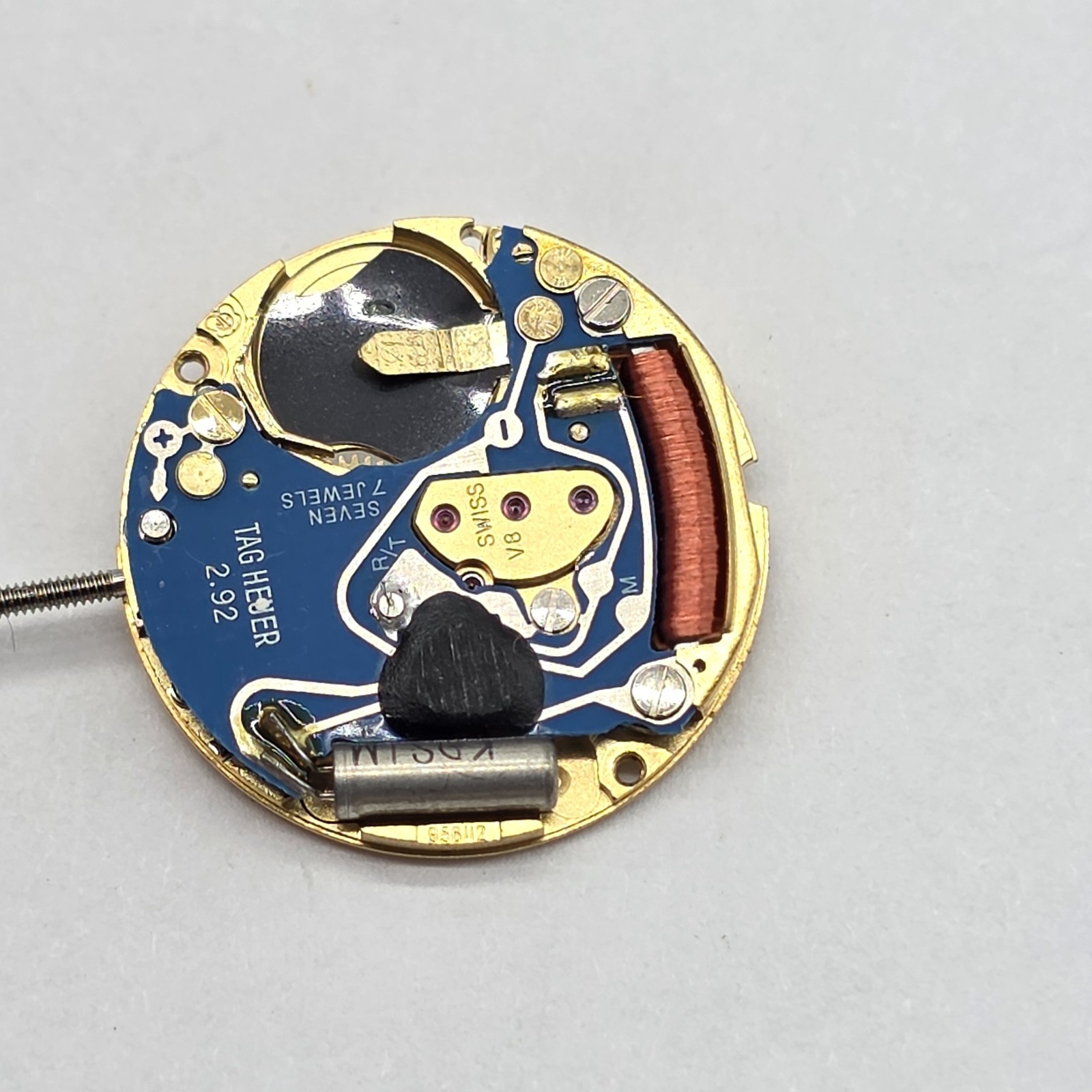 10 Tag Heuer Watch Movements Swiss V8 7 Jewels 17mm Parts Or Repair #S33