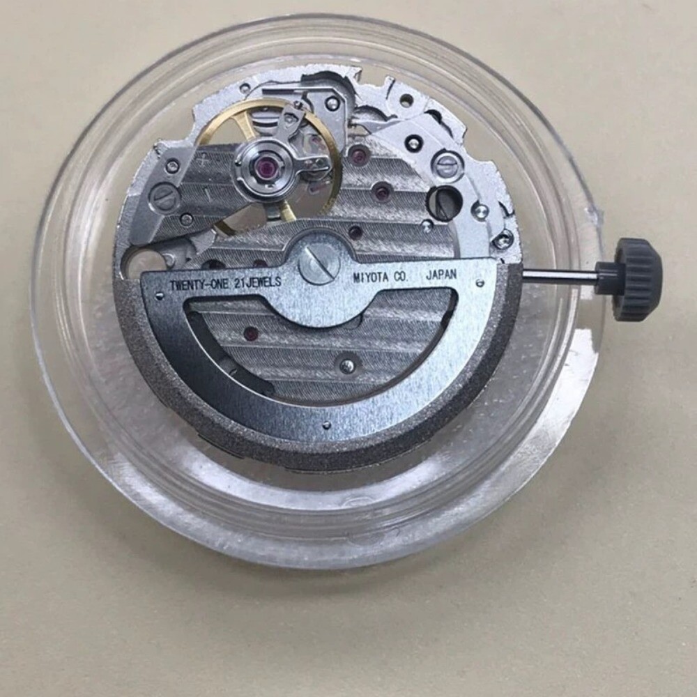 New Miyota 82S0 Golden/Silver Plated Hollow Japan Automatic Mechanical Movement
