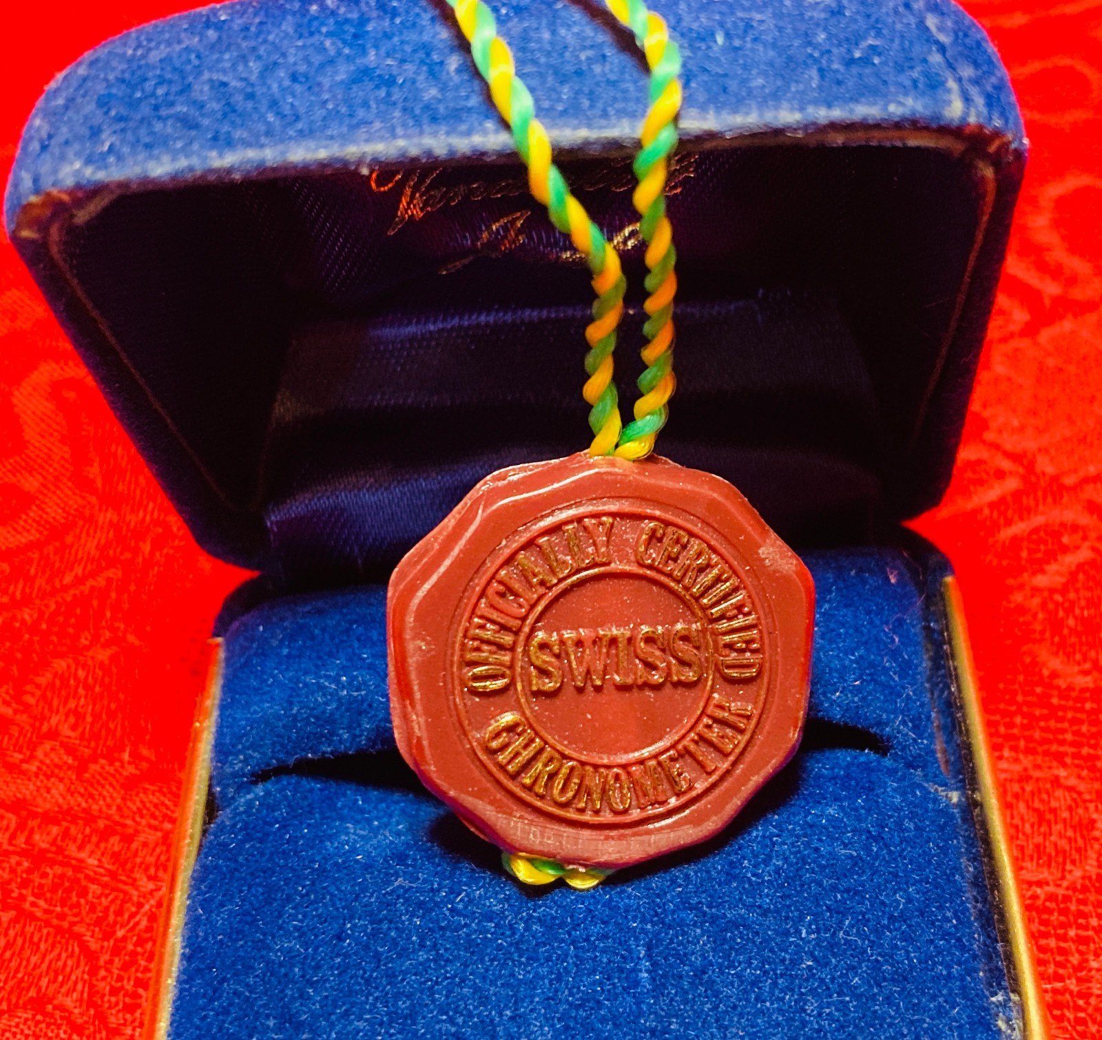 Rolex Red Seal Hang Tag “Frog Foot Hang Tag” 1970s/1980s ORIGINAL-FAIR CONDITION