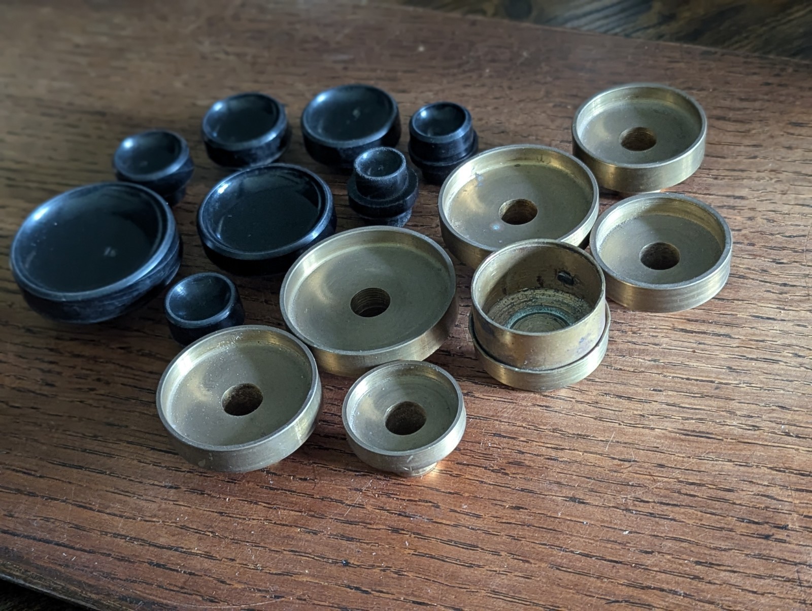 Robur Crystal Press Dies, Brass / Bakelite, Used, Various Sizes #S270