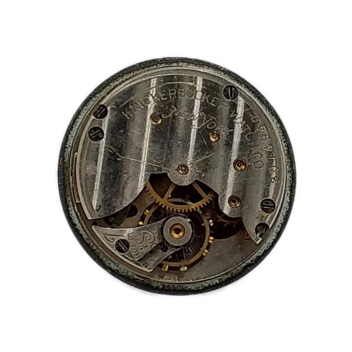 Knickerbocker 6s New York Movement Enamel Dial Pocket Watch Parts
