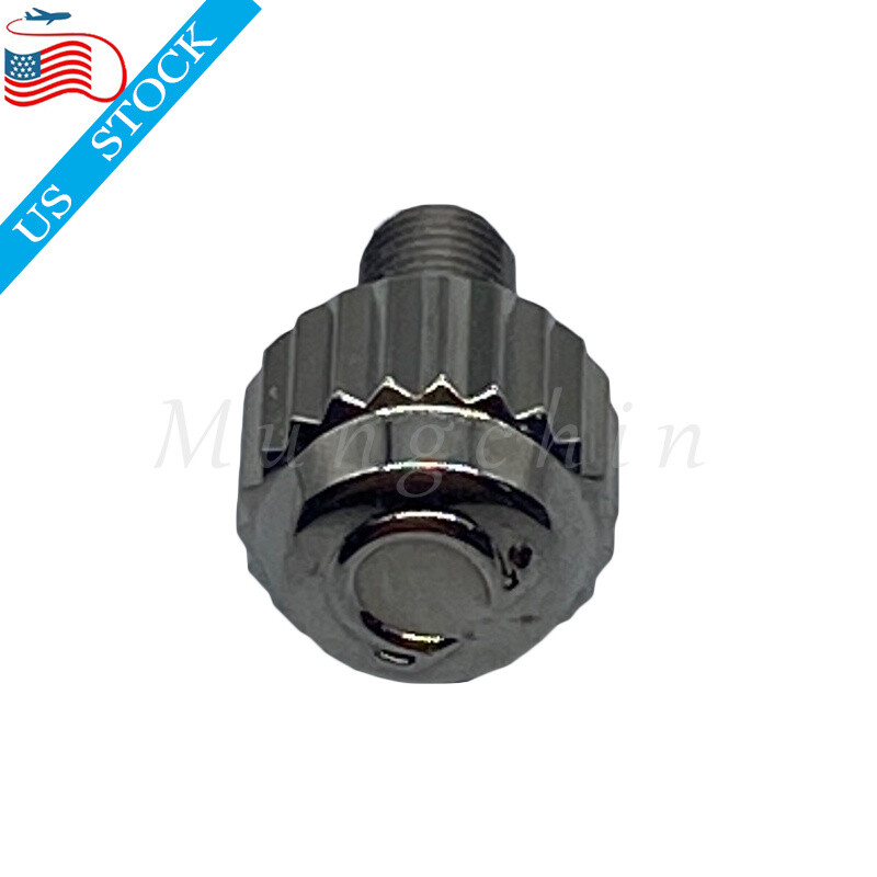 Replacement Steel Watch Crown For Omega Seamaster 300 2220.80.00 Watch
