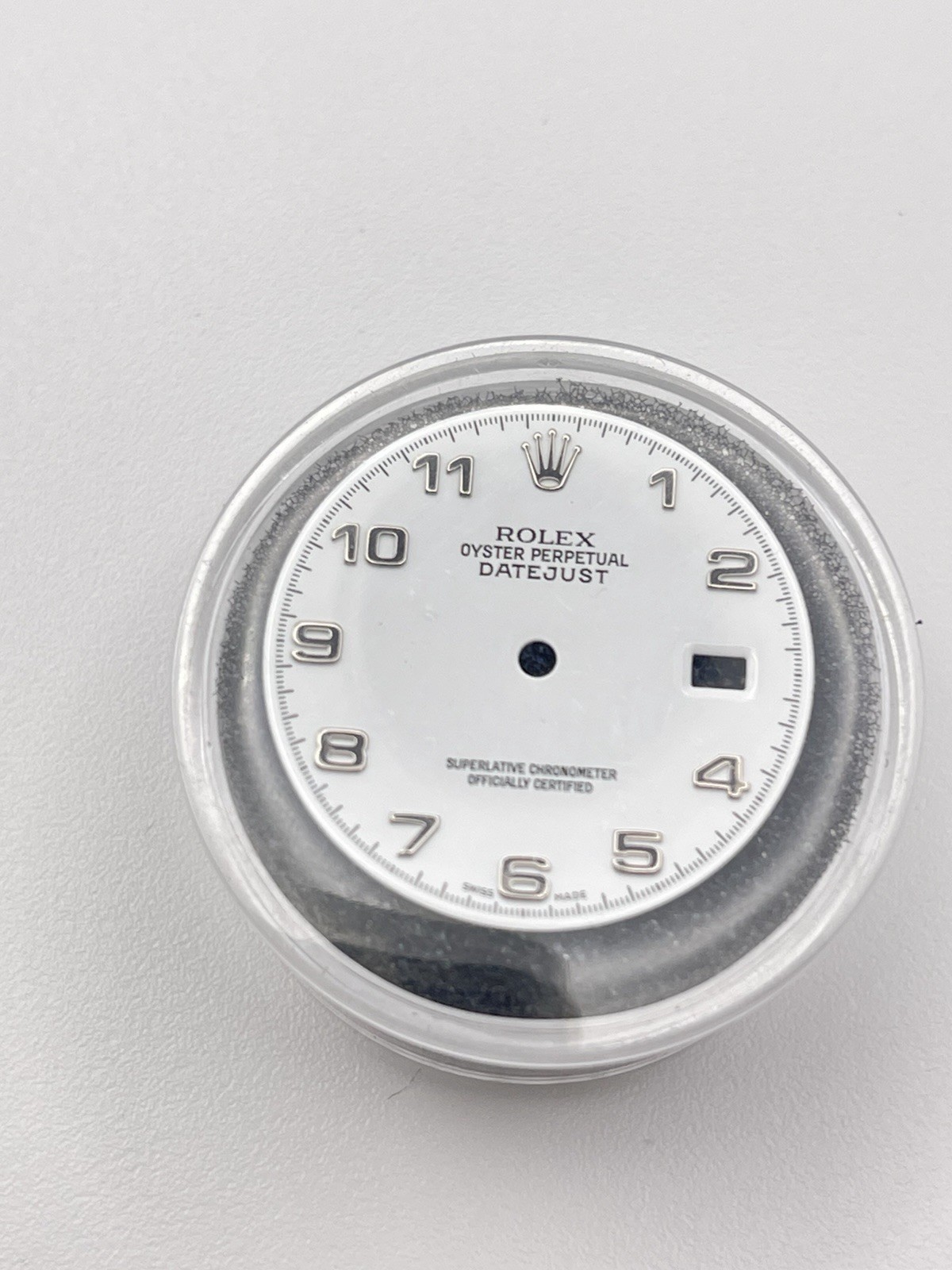 Genuine Rolex 36mm Datejust White Arabic 3-6-9 Dial 16234 16233 16200 OEM