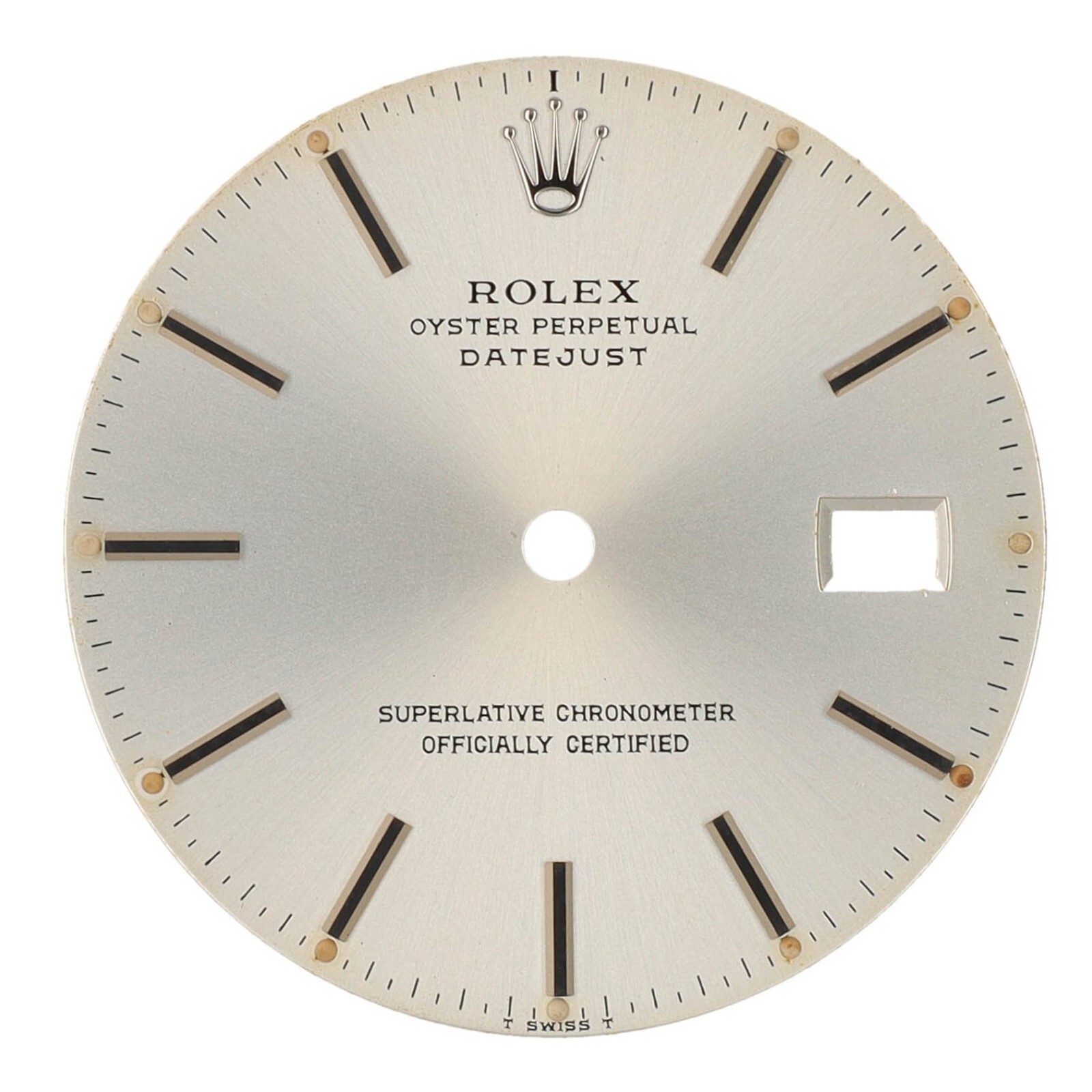 ORIGINAL ROLEX DIAL FOR DATEJUST STAINLESS STEEL 36MM