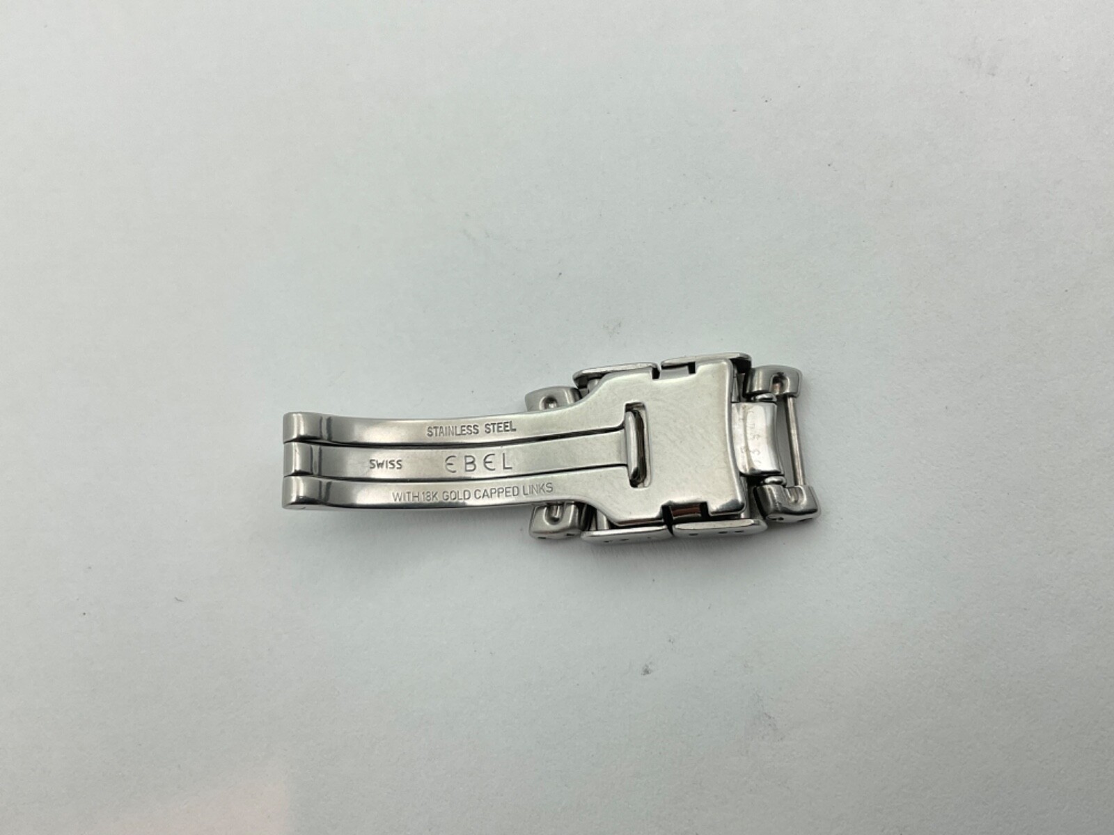 Authentic Ladies EBEL 1911 188901 Stainless Steel & 18k gold capped Clasp 1394