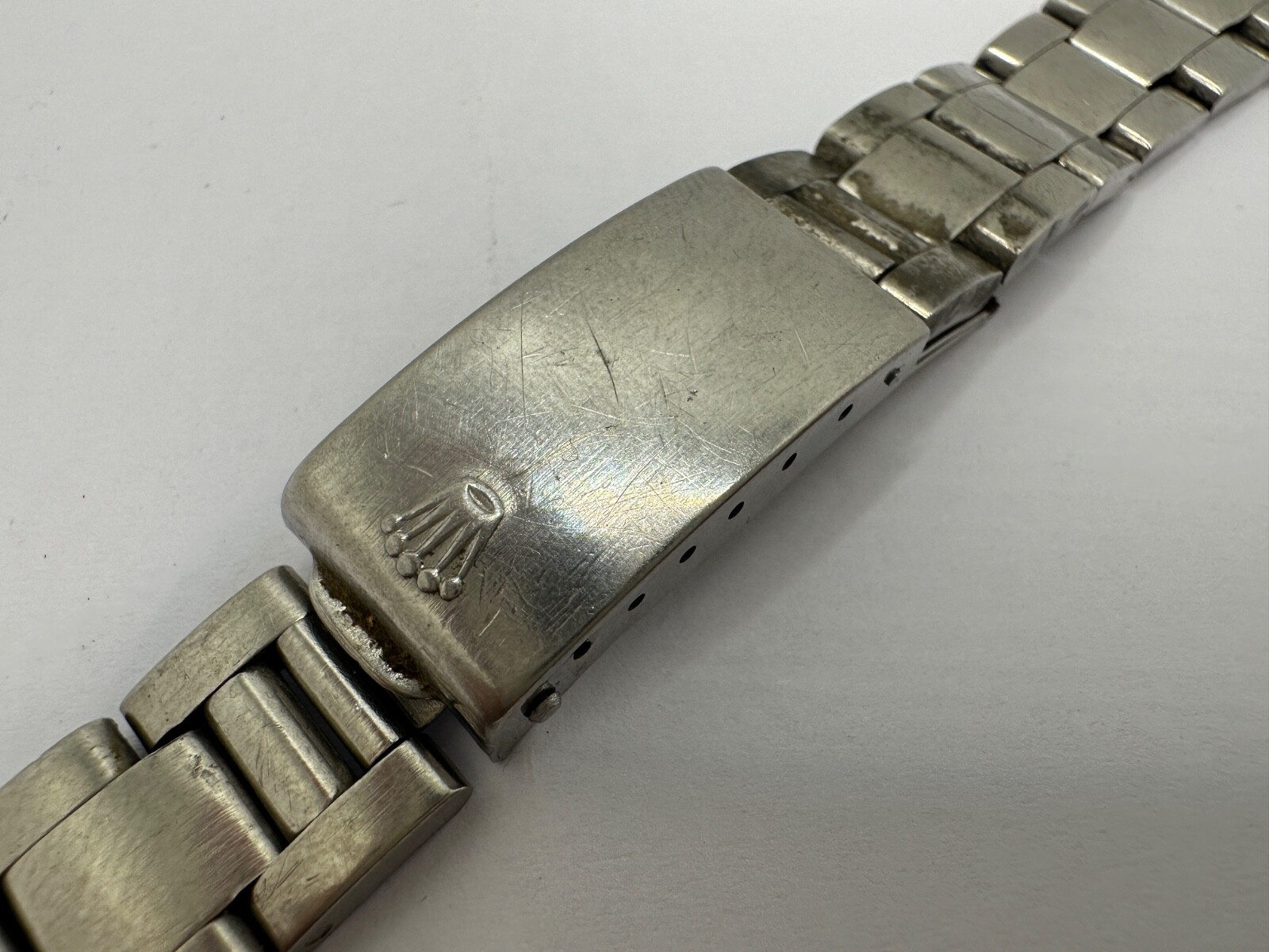 ORIGINAL Rolex 78350 Steel Band with 557 Endlinks Good Condition 19MM Code VE !